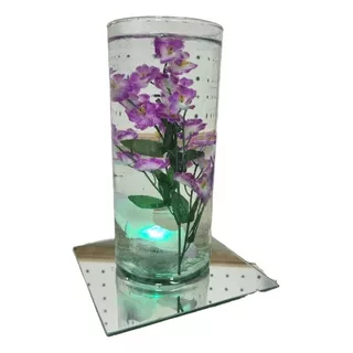 15 Centros De Mesa Florero Vidrio Cilindro Solo Vacio 9x20 