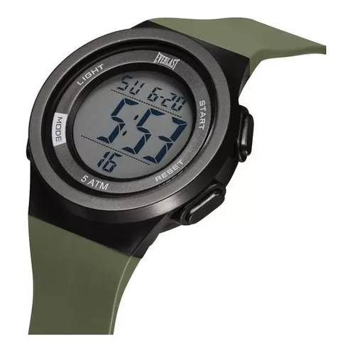 Reloj de pulsera Everlast Relógio de Pulso Esportivo Masculino com Verde a  Prova Dágua até 100 Metros com Garantia de Fábrica de 2 Anos e qualidade  similar a Invicta Technos Mormaii X-Games