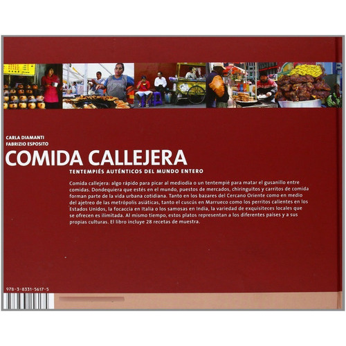 Comida Callejera., De Carla Diamanti  / Fabrizio Esposito. Editorial H.f. Ullmann En Español