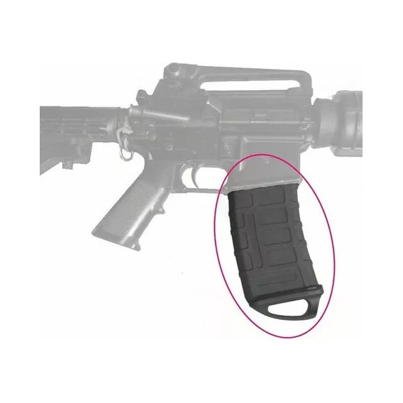 Grip Táctico Funda Para Cargador .5.56mm,caucho,2 Piezas