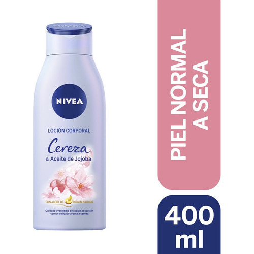 Loción Corporal Nivea Cereza & Aceite De Jojoba 400ml