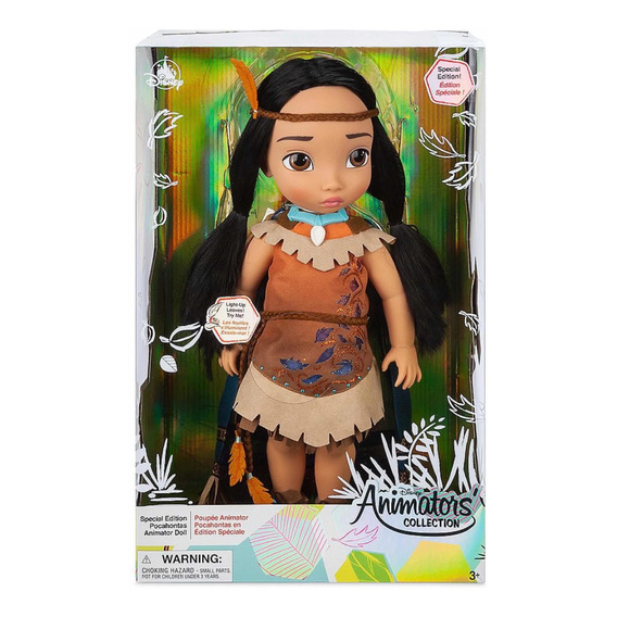 Pocahontas Animator Edición Especial Disney Store Con Luz