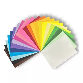 100 Folhas Papel Tipo Color Plus Colorido Na Massa 180g A4 Cor Cores Diversas