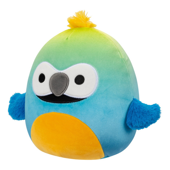 Peluche Squishmallows 19cm - Baptise - Blue And Yellow Macaw