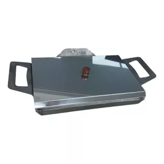 Plancha Bifera Tromen 205 - 1 Hornalla Con Tapa Acero Inox