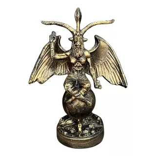 Imagem Baphomet (p) Dourado