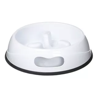 Comedero Para Mascotas Pawise Slow Feeding Bowl Con Capacidad De 1500g Color Blanco