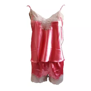 Conjunto Pijama Saten Muscu Y Short Jesus Fernandez - Jfmush