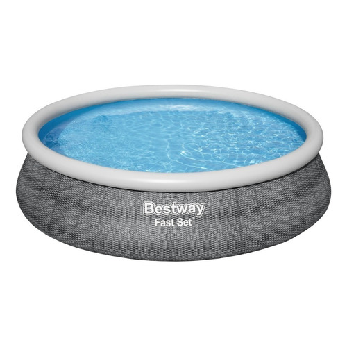 Alberca inflable redondo Bestway 57371 12362L gris