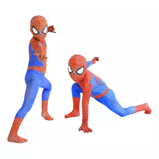 Fantasia Infantil Homem-aranha Tradicional Clássica +máscara
