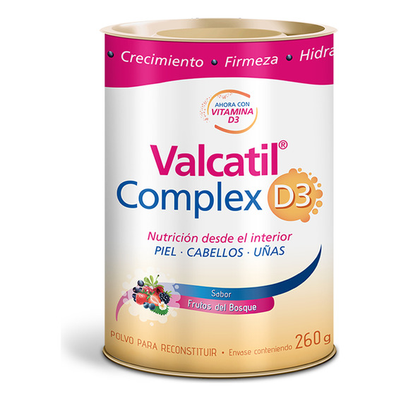 Valcatil® Complex D3 Lata Por 260 Gr. Colágeno Hidrolizado. 