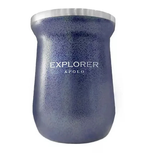 Mate Termico Explorer Clásico Acero Inoxidable 273 Ml Azul