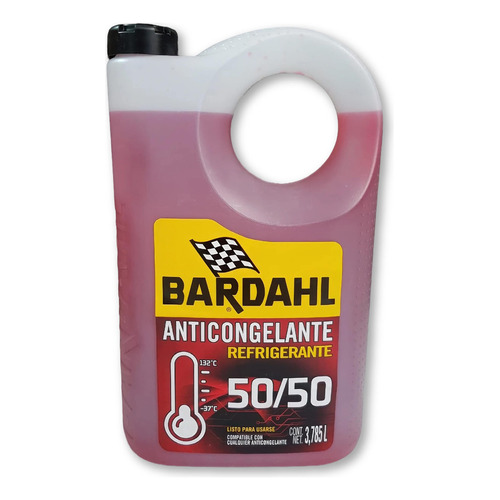 Anticongelante Refrigerante Bardahl 50/50 1 Galón 3.785l