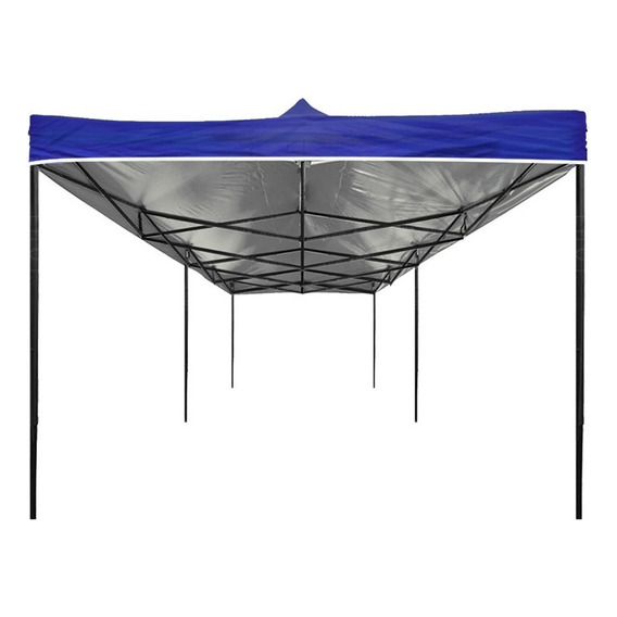 Gazebo 6 X 3 Reforzado E Impermeable Filtro Uv 30 Color Azul