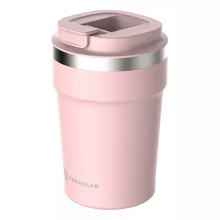 Vaso Térmico Uniq Thermolar Pink Smooth De 380 Ml
