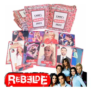 Kit 200 Cards Rebelde Rbd = 50 Pacotes Lançamento Para Bafo