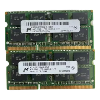 Laptop Memoria Ram 4gb Ddr3 So Dimm 1333mhz Samsung 1.5v