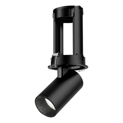 Spot Regulable Movil Diseño Profesional Embu12 Negro