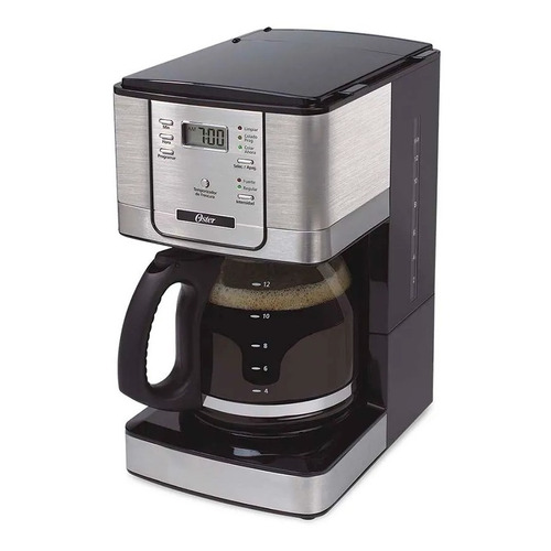 Cafetera Oster Programable 12 Tazas Bvstdc4401 Color Negro