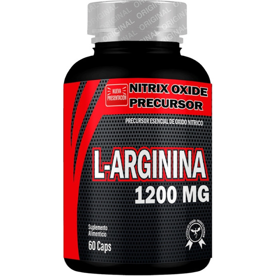L-arginina Premium 1200mg Muscle Goodnes 60caps No² Sin sabor