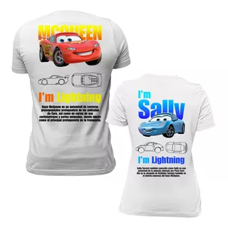 Playeras Para Parejas - Luv - Movies - Mcqueen Y Sally