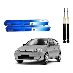  Par Amortecedor Traseiro Corsa Novo 1.0 2003 A 2012