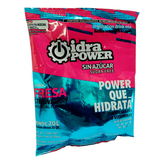 Idrapower Con 1 Sobre 200 G. Sin Azúcar 20 L C/u 