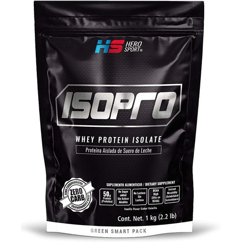 Hero Sport Isopro Proteina De Suero De Leche Whey Isolate1kg
