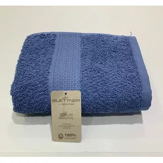 Toalha Rosto Natural Bouton Azul Petróleo 63964