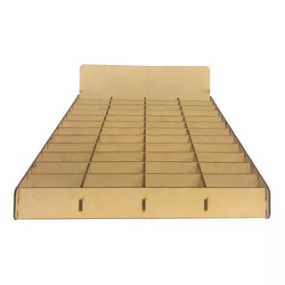 Caja Organizador Exhibidor Mdf Para 48 Cajetilla De Cigarro