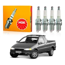  Jogo Velas Ngk Strada 1.5 1996 A 2000