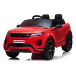 Carro Electrico Niños Range Rover Radio Fm Llave Control R Color Rojo Voltaje Del Cargador 110v