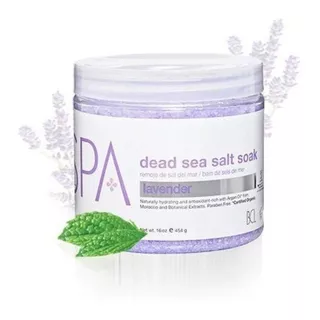  Bcl Spa Dead Sea Salt Soak 16 Oz 450 G Fragancia Lavanda Tipo De Envase Tarro