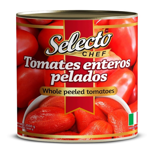 Tomates Enteros Pelados Selecto Chef - Kg A $13300