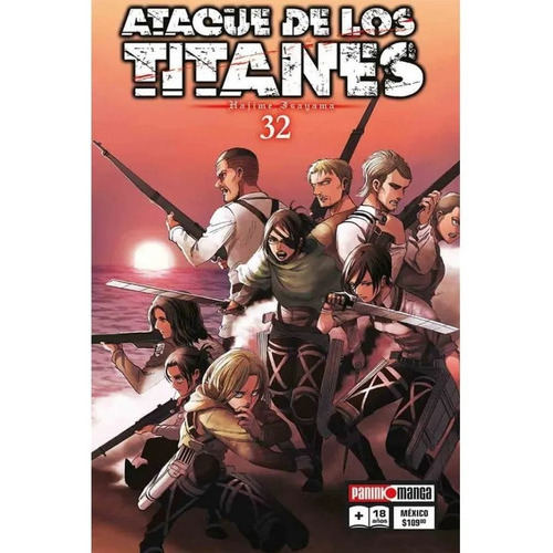 Ataque De Los Titanes 32, De Hajime Isayama. Serie Shingeki No Kyojin, Vol. 32. Editorial Panini, Tapa Blanda En Español, 2020