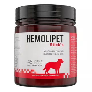 Hemolipet Stick's 315g 45 Bastões - Avert