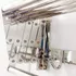 Tendedero Tender Ropa Plegable De Pared Acero Inox +gancho Color Gris