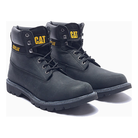 Borcegos Colorado 2.0 Caterpillar De Hombre Negros