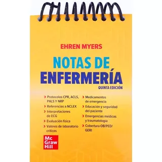 Notas De Enfermería 5a Myers -libro Físico- Y Original