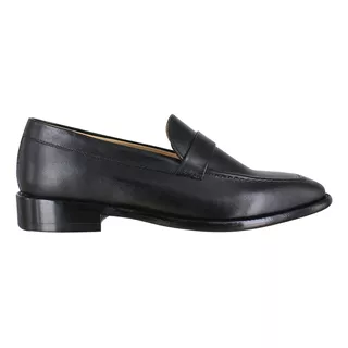 Zapato Casual Mujer Carlo Ronaldi 1201 Becerro Negro Cuero 