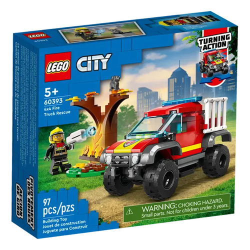 Camión De Rescate 4x4 De Bomberos Lego City