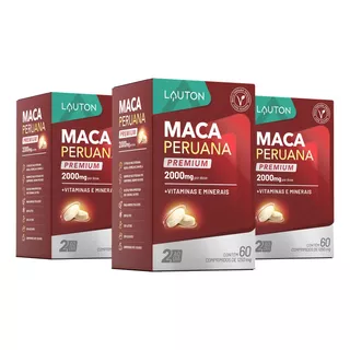 Maca Peruana 1000mg - 180 Tabs - Lauton Nutrition