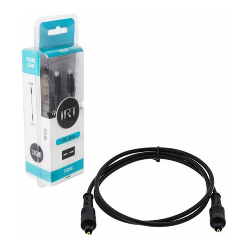Cable Audio Optico Digital Toslink Fibra Optica 1.85mts Irt