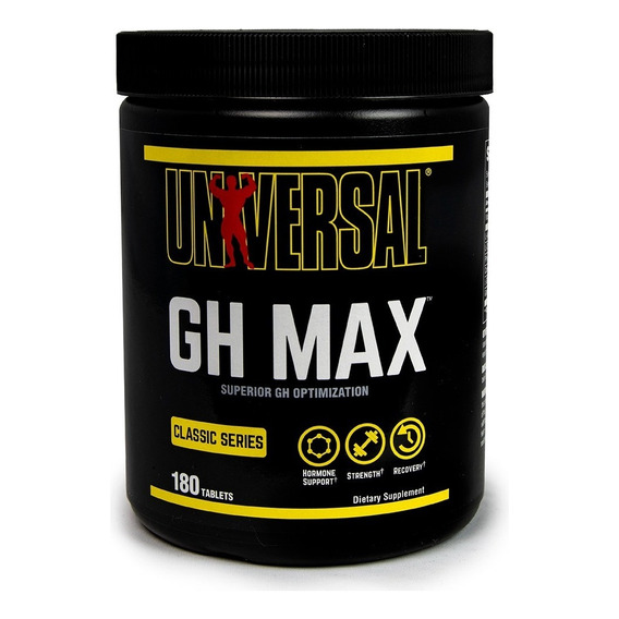 Suplemento en comprimidos Universal Nutrition  GH Max l-arginina alfa-cetoglutarato en pote 180 un