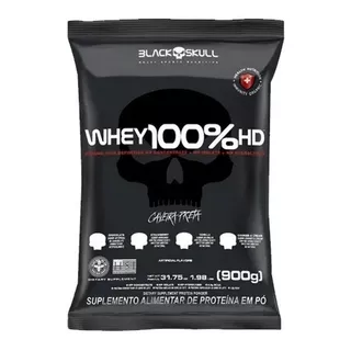 Suplemento Em  Pó Black Skull  Whey 100% Hd Proteína Sabor  Cookies & Cream Em Sachê De 900g