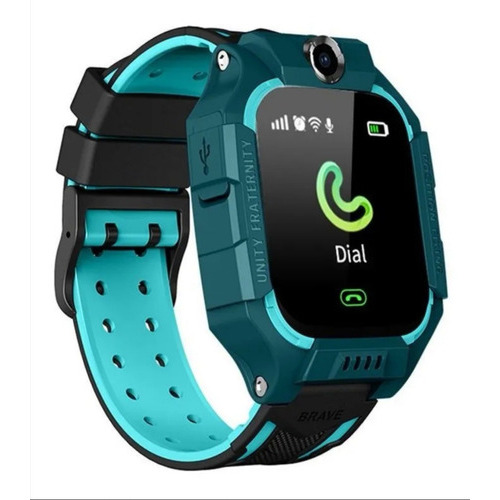 Reloj Inteligente Smartwatch Kids Ninos Gps Llamadas Camara Color De La Caja Verde