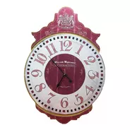 Reloj De Pared Grande 52x77cm Madera Decorado 