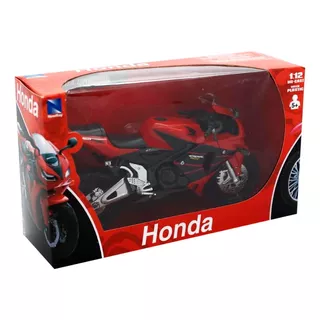 Honda Cbr 600r Motocicleta Rojo New Ray Escala 1/12