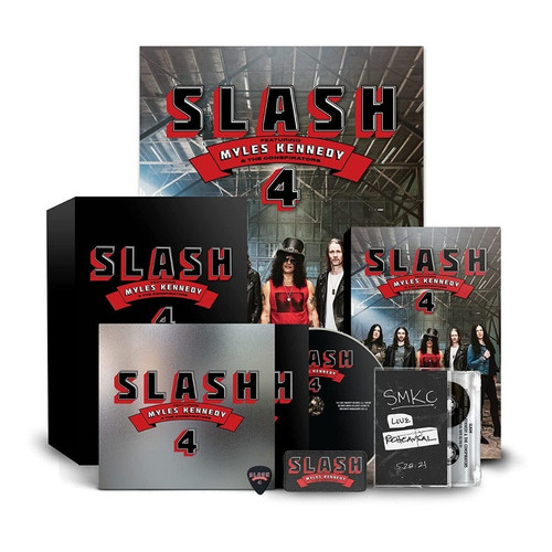 Slash 4 Myles Kennedy Box Cd + Cassette + Pua Import Nuevo 