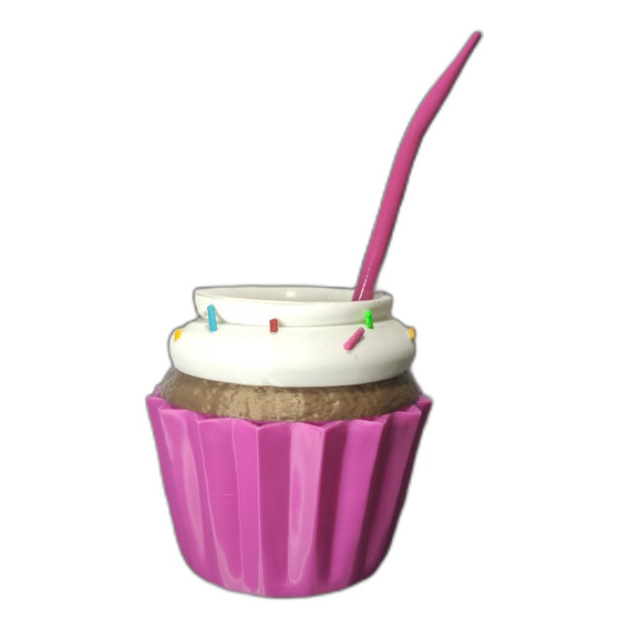 Mate Cupcake Novedad Reposteria Impreso En 3d